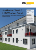 Fassade mit StoTherm Classic ohne Dübel