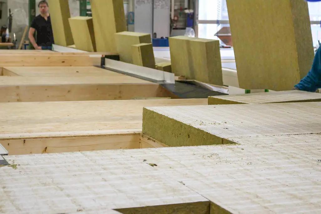 Grossformatige Dämmplatten