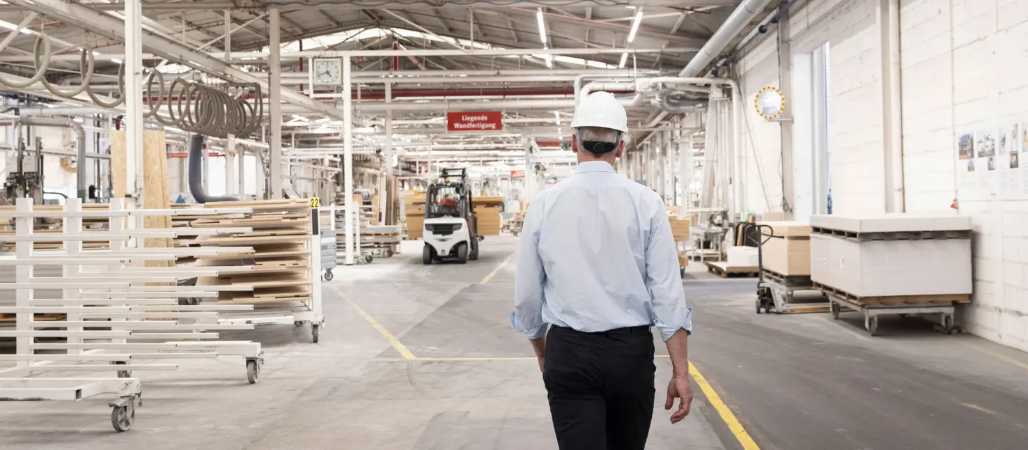Produktionshalle Fertigbau