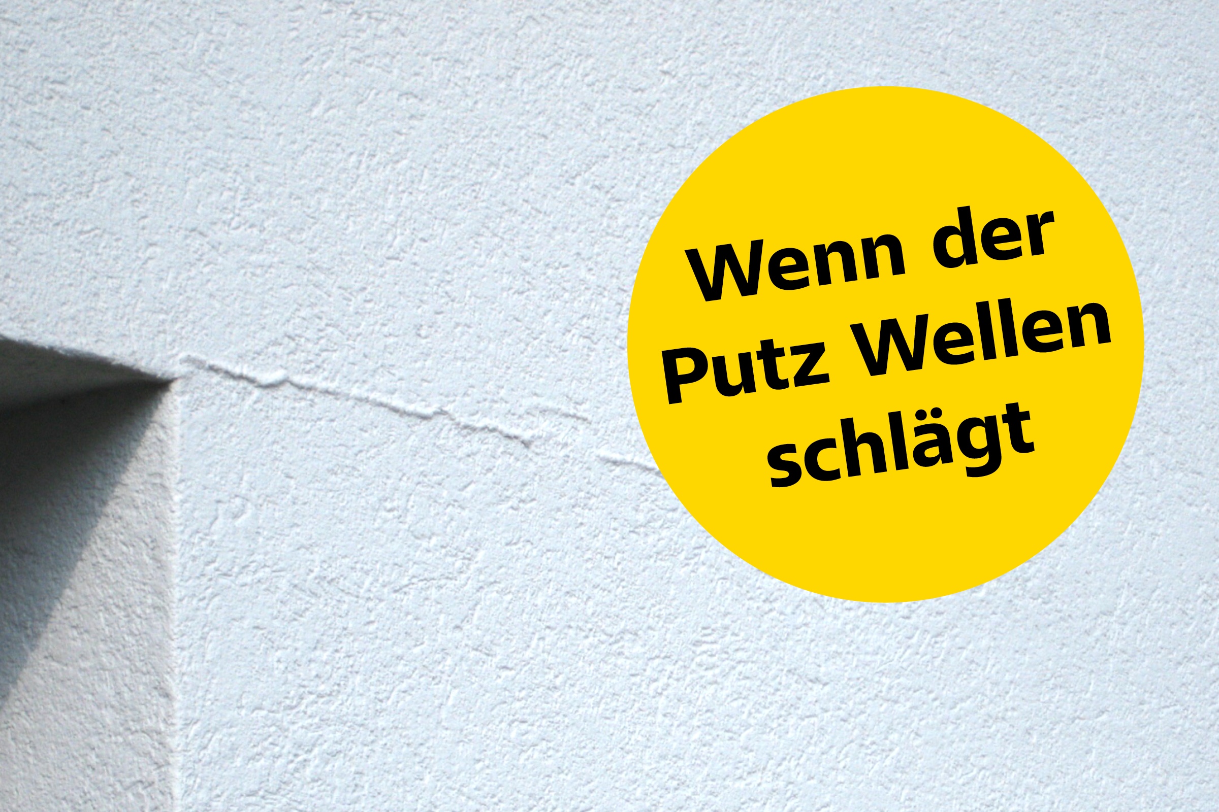 Fassade mit Quetschfalte