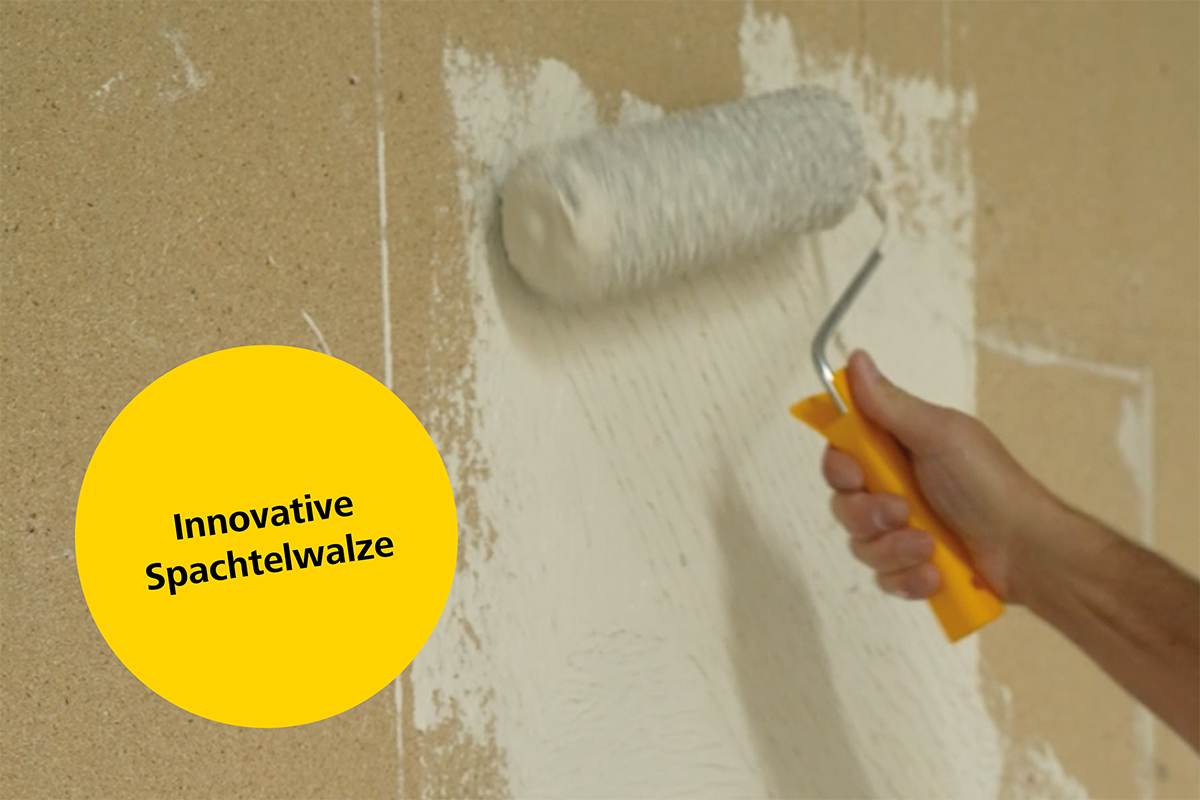 Innovative Spachtelwalze für effiziente Verarbeitung