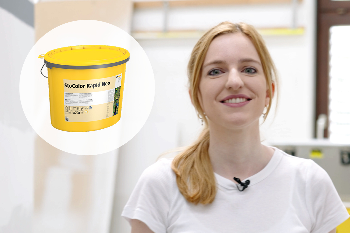 Mit StoColor Rapid Neo doppelt so schnell beschichten