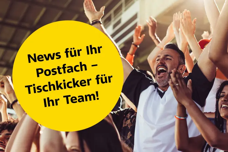 News für Ihr Postfach – Tischkicker für Ihr Team!