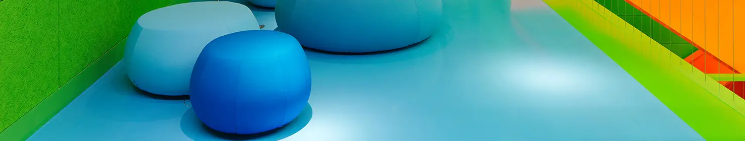 Innenaufnahme STABILO International GmbH, Heroldsberg, DE: emissionsarme, farbige und belastbare Bod