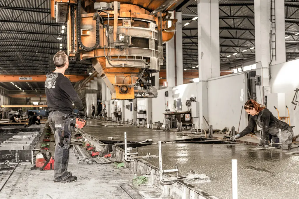 Werkshalle Fertigbauwände