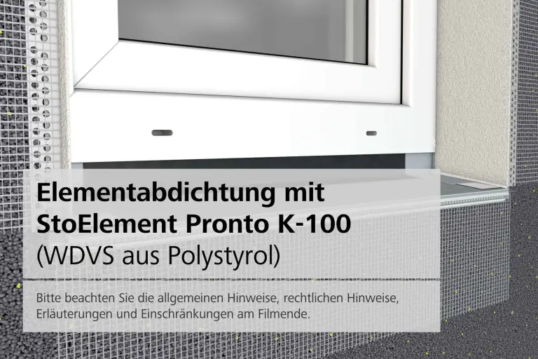 Elementabdichtung Fensterbank
