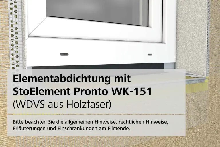 Elementabdichtung Fensterbank