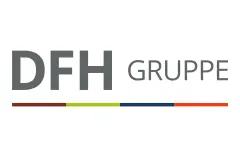 Das Logo des Fertighausunternehmens DFH Deutsche Fertighaus Holding