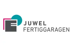 Das Logo des Unternehmens Juwel Fertiggaragen