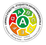 Umwelt-Etikett CH A farbig