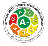 Umwelt-Etikett CH A- farbig