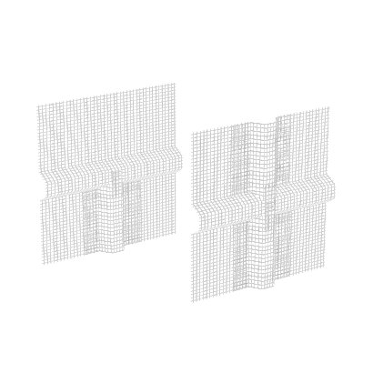 Sto-Bossengewebe Kreuz- und T-Stück